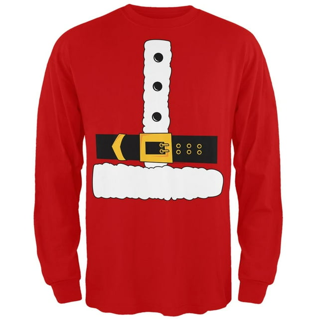 T-Shirt à Manches Longues de Costume du Père Noël