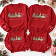 thumbnail image 4 of Personalized Merry and Bright Christmas Sweatshirt, Custom Family Name Crewneck, 4 of 6