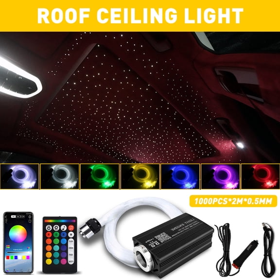 Jonce Car Starlight Headliner Kit Fiber Optic Car Home Headliner Star Light Kit Roof Ceiling Lights Remote 1000pcs