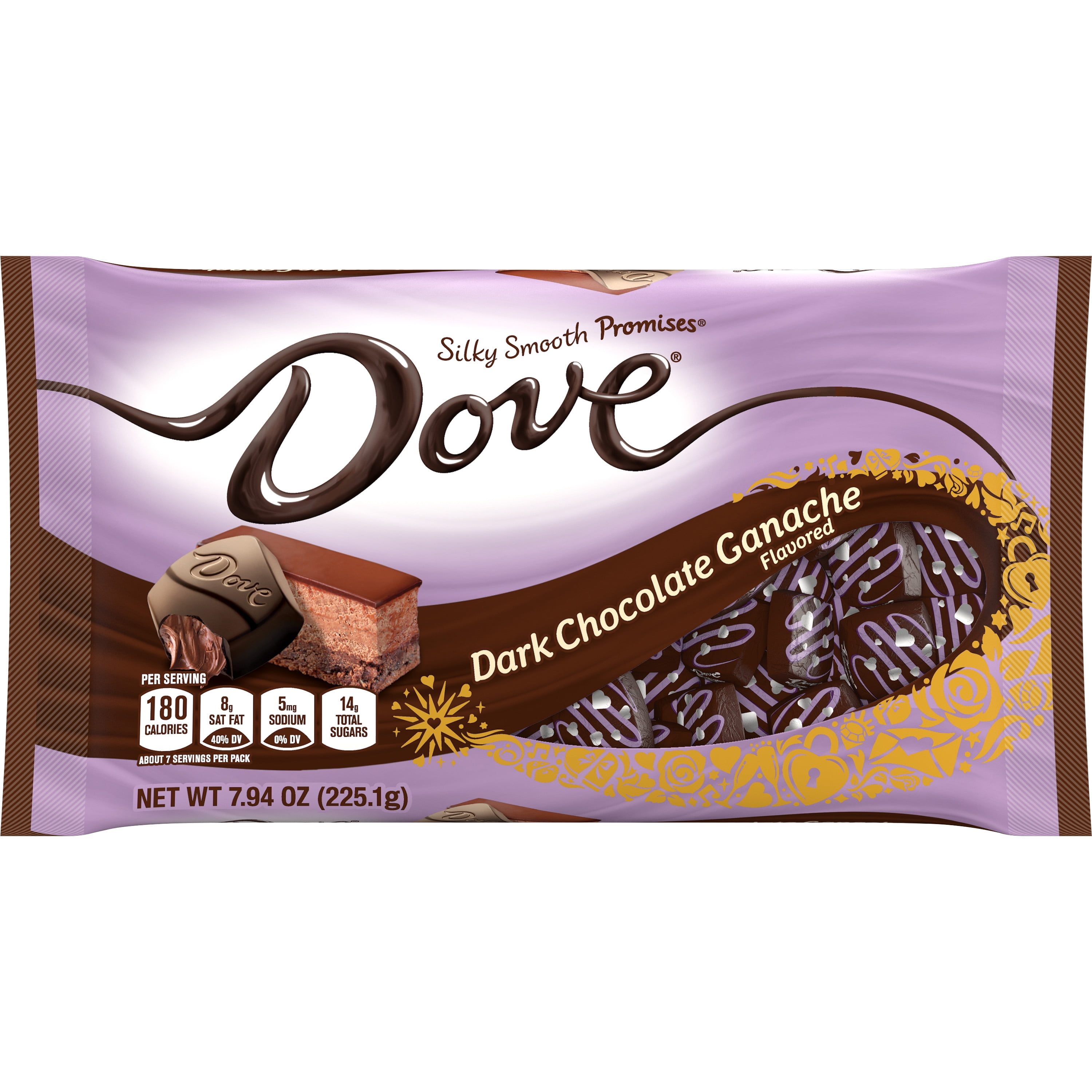 Dove Promises Dark Chocolate Ganache Valentine's Day Candy 7.94 oz