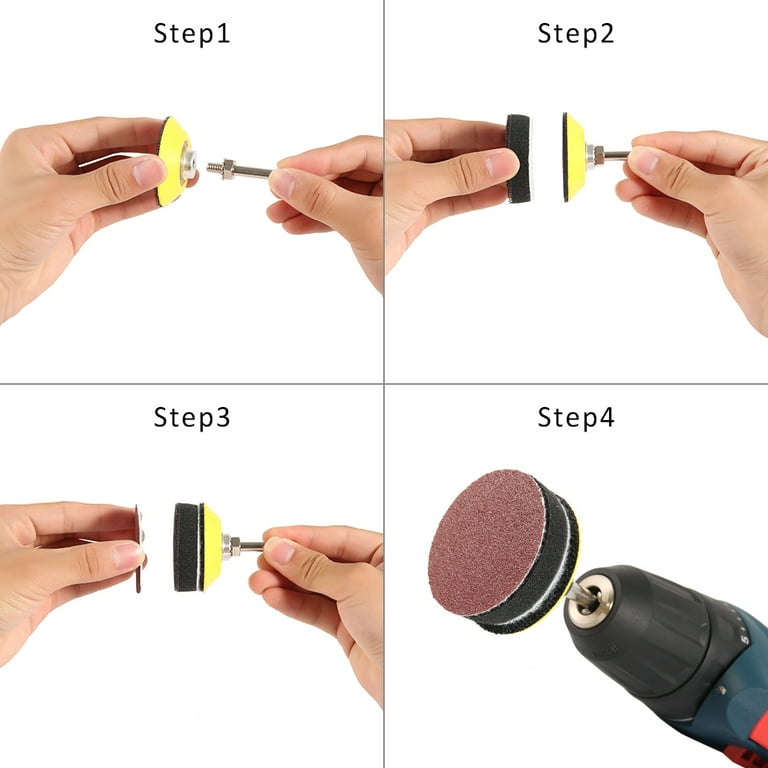 Hand drill sander attachment deals