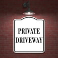 thumbnail image 2 of Private Driveway WB Aluminum Composite Sign 20''x24'', 2 of 8