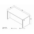 thumbnail image 2 of Bestar Embassy 66" Executive desk, 2 of 2