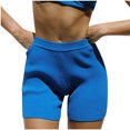 thumbnail image 1 of Pantalones cortos deportivos con cremallera de punto de cintura alta ajustados sexys sólidos a la moda para mujer Fridja  fhjkhfk457627, 1 of 9