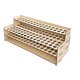 thumbnail image 5 of Portapinceles de madera para escritorio, estante de almacenamiento de gran capacidad con 75 agujeros para pinceles, soporte para bolígrafos de pintura, 5 of 9