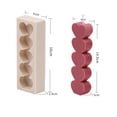 thumbnail image 1 of Xihbxyly Molde para Velas En Forma de Corazón, para Hacer Jabón de Resina, Silicona Flexible, Perfecto para Decoración de Fiestas, Bodas y San Valentín, Tamaños de 3,3 X 10 Cm y 16 X 5 Cm, Reutilizab, 1 of 2