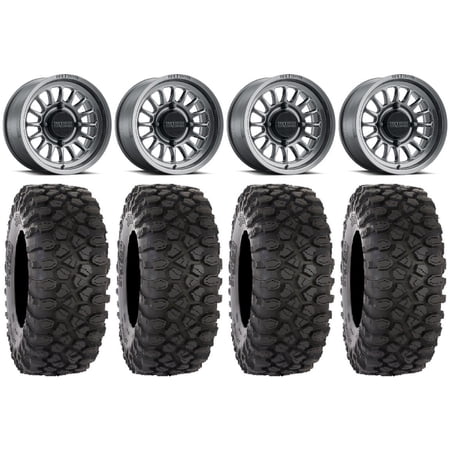 Method 411 15 Ti (5+2) Wheels 35 XC450 Tires Sportsman RZR Ranger