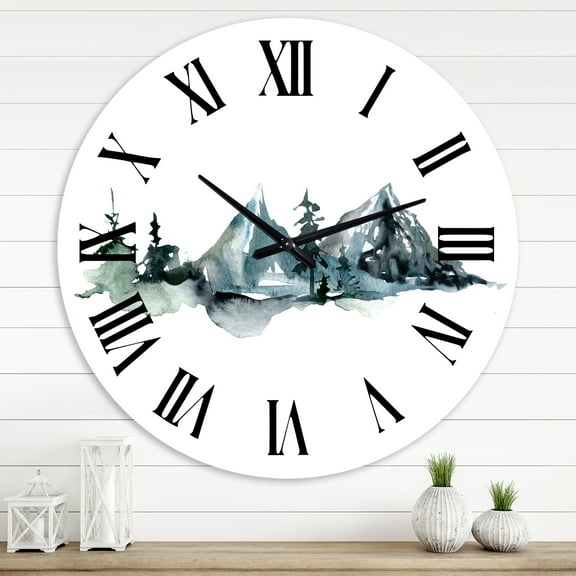Designart 1 in Quartz Modern/Contemporary Wall Clock