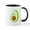 White/Black Inside, variant on CafePress - Cute Avocado Drawing Mugs - 11 oz Ceramic Mug - Novelty Coffee Tea Cup