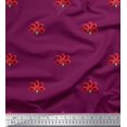 thumbnail image 2 of Soimoi Toile de Coton Imprimé Floral Artistique par Yard 56 Pouces de Large, 2 of 3