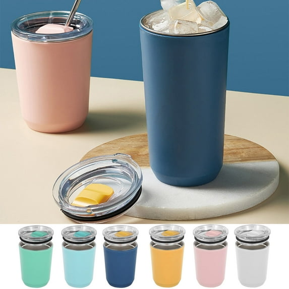 Dream Lifestyle Cups with Lid, Vacuum Insulated Stainless Steel Tumbler Cups,Heat Resistant Double Wall Water Coffee Cup for Home Office Kitchen Outdoor, Ideal for Ice Drinks / Hot Beverage