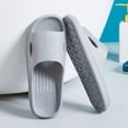 thumbnail image 4 of NexTorq Women & Men Shower Slippers Open Toe House Slides Bathroom Sandals, White, 9, 4 of 4