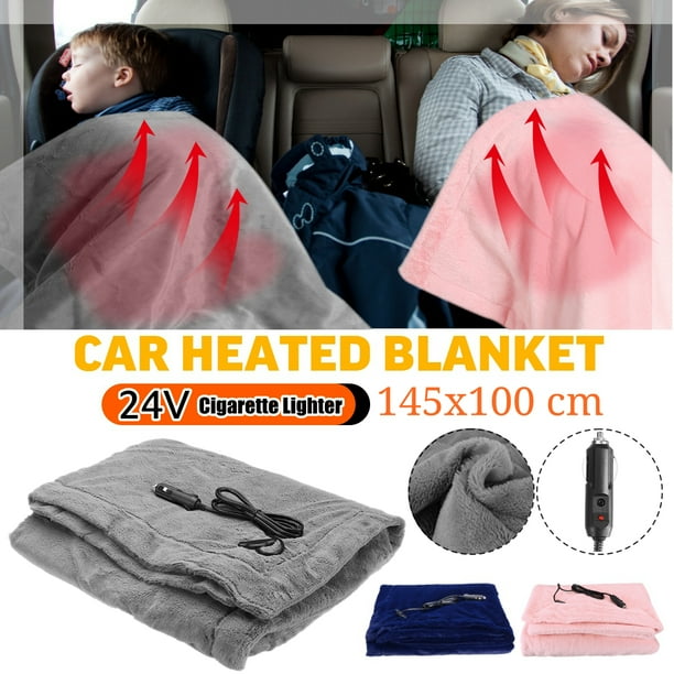 24v Electric Car Blanket Heated Travel Automotive Comfortable Heating Seat Great For Long Trips And Camping Com 24v Electric Car Blanket Heated, Car Seat Blanket Size