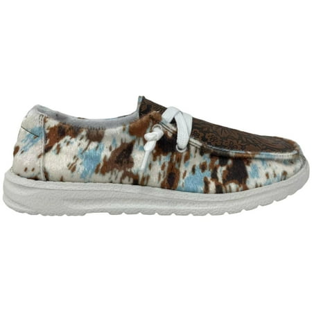 

Gypsy Jazz Tucker Turquoise Cow Slip On Shoes