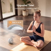 Dreamegg White Noise Machine for Sleep, Sound Machine with Alarm Clocks and Night Light for Bedrooms, Grey