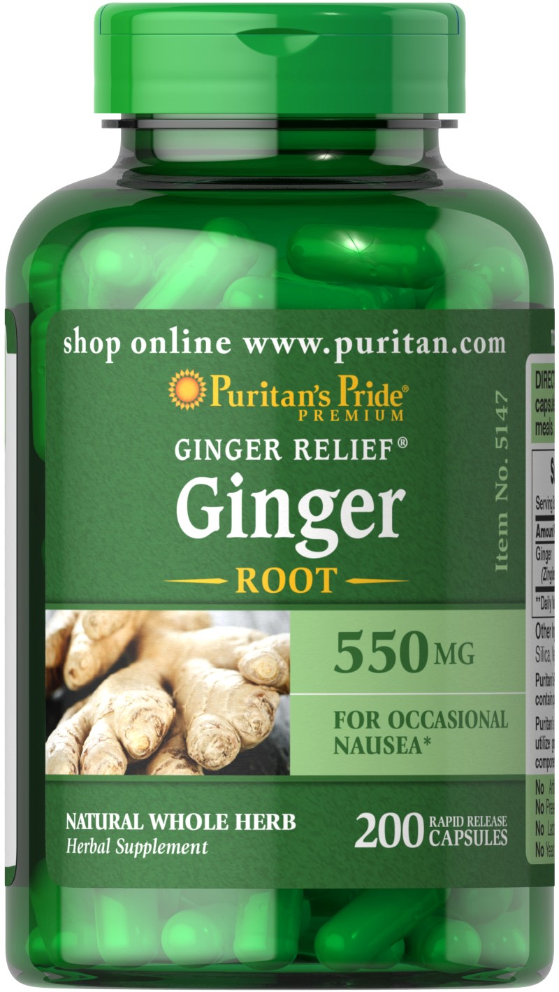 Nature's Bounty Puritan's Pride Puritans Pride Ginger Root 550 Mg