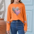 thumbnail image 1 of Blusas y camisas de manga larga con cuello redondo CUHK Top estampado de cuello redondo para primavera y verano Jersey informal Camisa básica de manga larga para niños y niñas Blusa de poliéster para, 1 of 6