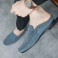thumbnail image 3 of Men's Driving Penny Loafers Suede Moccasins Slip On Casual Dress Boat Shoes, 3 of 9