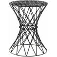 thumbnail image 2 of SAFAVIEH Charlotte 17.5 in. H Contemporary Metal Iron Wire Stool, Black Matte, 2 of 3
