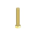 thumbnail image 3 of Unique Bargains Brass Hex Bolts, 1/2-13x2-1/2' 1 Pack Fully Thread Grade 4.8 Machine Screws, 3 of 4
