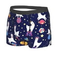 thumbnail image 2 of Bingfone Lama In Space Men'S Underwear - Casual Stretch Boxer Briefs-Medium, 2 of 9