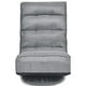 thumbnail image 4 of Silla a ras de suelo Costway Silla de gaming regulable 5 posiciones Gris, 4 of 5