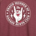 thumbnail image 3 of Instant Message - Badass Aunts - Women's Lightweight French Terry Long Sleeve Shirt, 3 of 6