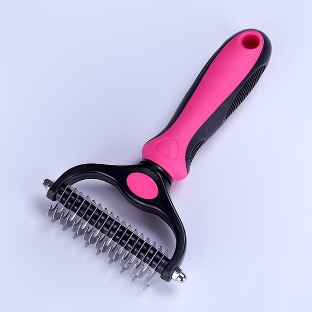 Jinsinto Dog Hair Brush Cat Brush, Dog Detangling Rakes, Grooming Brush Remove Hair