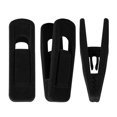 thumbnail image 1 of Pinzas de terciopelo Trgowaul para perchas finas, 60 unidades, color negro, 1 of 8