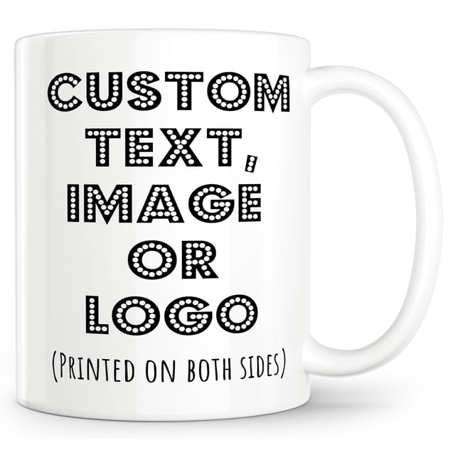 Taza de café personalizada Lolona Fashion de cerámica personalizada de 325 ml