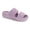 Lilac, variant on Women's Double Strap Slide-Cloud Ribbed Terry Slipper