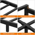 thumbnail image 7 of Huisuilinss Twin Size/Queen Size/Full Size/King Size Bed Frame,Metal Platform Bed Frame with Steel Slat Support, Mattress Foundation and No Box Spring Needed, Easy Assembly, 7 of 7