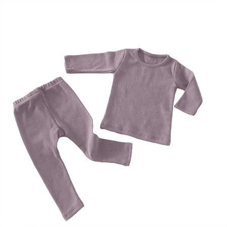 

KI-8jcuD 18 Months Boy Clothes Baby Girls Boys Autumn Solid Cotton Long Sleeve Long Pants Sleepwear Set Outfits Clothes Layettes For Newborns Boy 6 Month Boy Clothes Winter Mutual Baby Stuff Track S