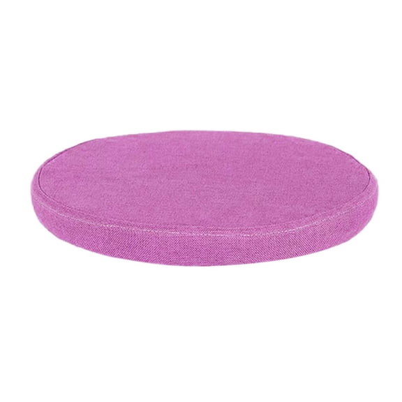 Wooden Bar Stool Cover Round Footrest Chair Slipcover For Living Room Decoration, Cotton Linen 28cm/11inch Diameter