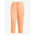 thumbnail image 5 of Joyspun Women's Cropped Knit Sleep Pants, Sizes S to 3X, 5 of 5