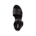 thumbnail image 4 of Sandalia MIA Maya Plataforma de Cuero Vegano para Mujer 6 cm Negra, 4 of 7