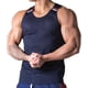 thumbnail image 1 of playera sin mangas ligera de malla para hombre, de secado rápido, chaleco de entrenamiento atlético, playera sin mangas para hombre T47 marino CH marino CH Xishao ropa, 1 of 2