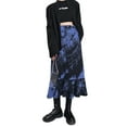thumbnail image 5 of Franhais Women Fashion Tie-dye Skirt Ladies Female Stylish Ruffle Hem Skirt for Party Gathering, 5 of 8