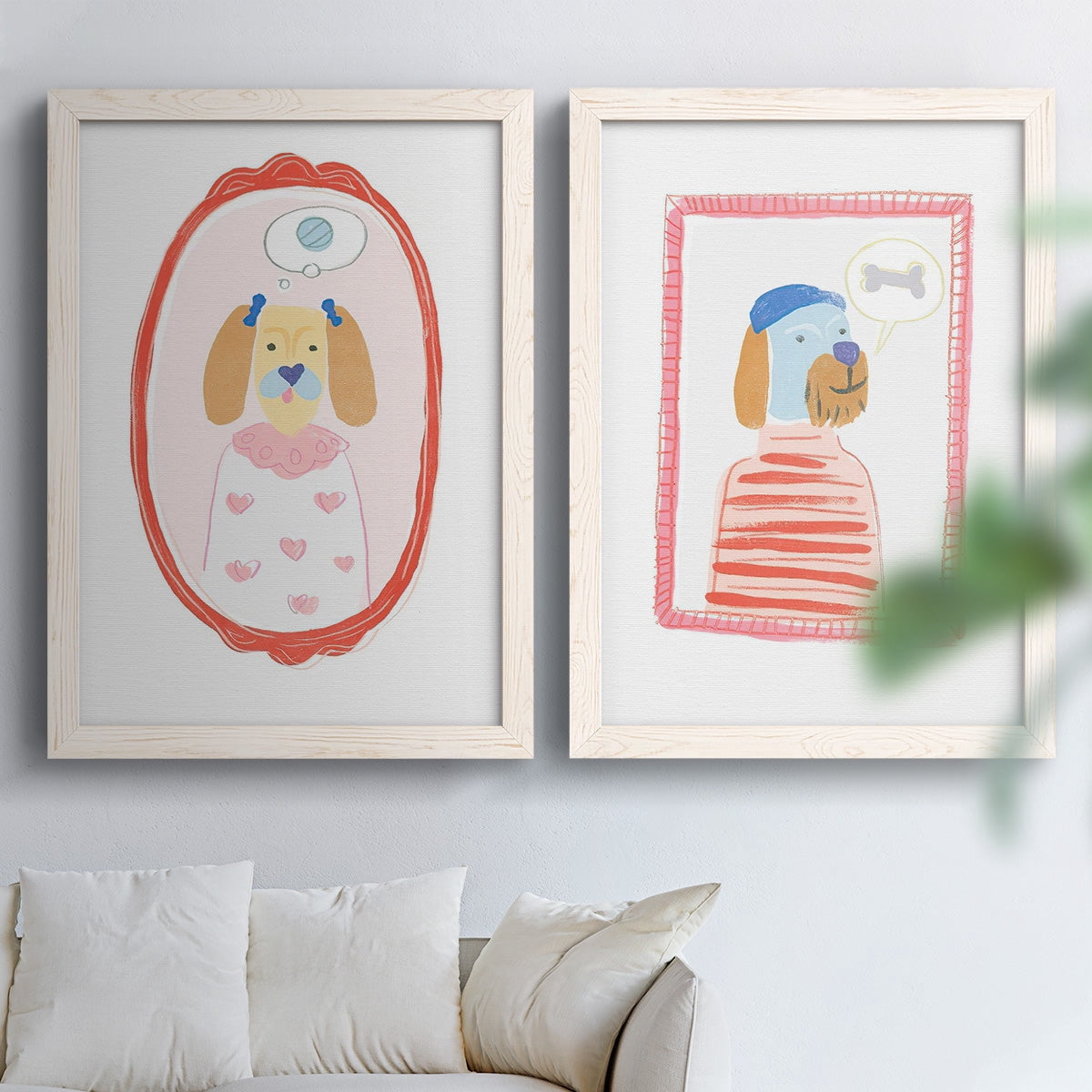 Cameo Characters III - Premium Framed Canvas 2 Piece Set - Ready to Hang