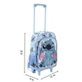 thumbnail image 2 of Lilo & Stitch Winking Stitch 16" Rolling Backpack for School and Travel, 2 of 7