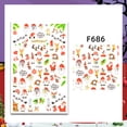 thumbnail image 2 of Nail Stickers for Halloween Self-Adhesive Nail Decals Water Transfer DIY, 2 of 8