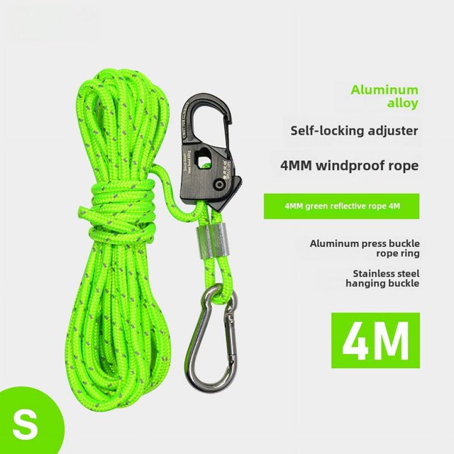 Toldo para acampar al aire libre de aleación de aluminio, cuerda a prueba de viento, hebilla de ajuste automático, tensor de cuerda para tienda de campaña, hebilla de bloqueo de unión autoblocante