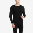 thumbnail image 3 of Gamivast Men's 2 Piece Compression Set Thermal Long Sleeve Top and Tights Moisture Wicking Base Layer for Winter Gym Running Workout Sport Outfit, 3 of 6