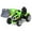 Green, variant on Costway 12V Battery Powered Kids Ride On Excavator Truck w/ Front Loader Digger Yellow