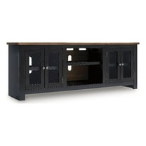 Signature Design by Ashley Wildenauer Black 76" TV Stand for TVs up to 87"