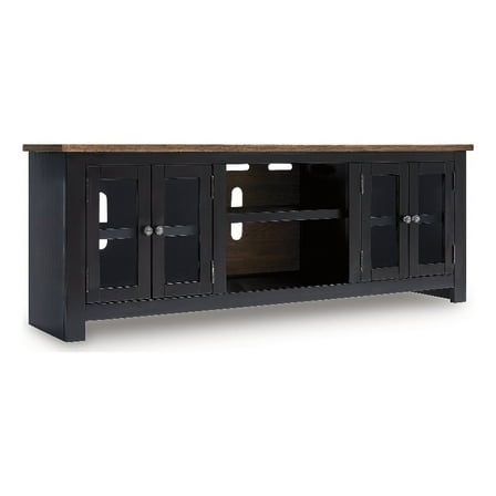Signature Design by Ashley Wildenauer Black 76" TV Stand for TVs up to 87"