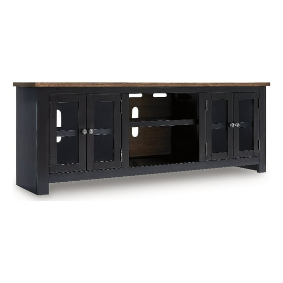 Signature Design by Ashley Wildenauer Black 76" TV Stand for TVs up to 87"