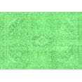 thumbnail image 1 of Ahgly Company Indoor Rectangle Abstract Emerald Green Modern Area Rugs, 6' x 9', 1 of 4