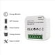 thumbnail image 2 of 2X Medidor de Energía Inteligente Tuya WIFI 0,2-80 A Monitor de Consumo de Energía Bidireccional Compatible con Control de Aplicación, 2 of 5