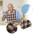 thumbnail image 4 of Babero para adultos, impermeable, protector de ropa para la hora de comer para adultos mayores, babero impermeable, salida de alta intensidad, 4 of 11